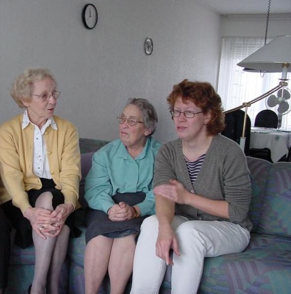 Met zus en Marlies