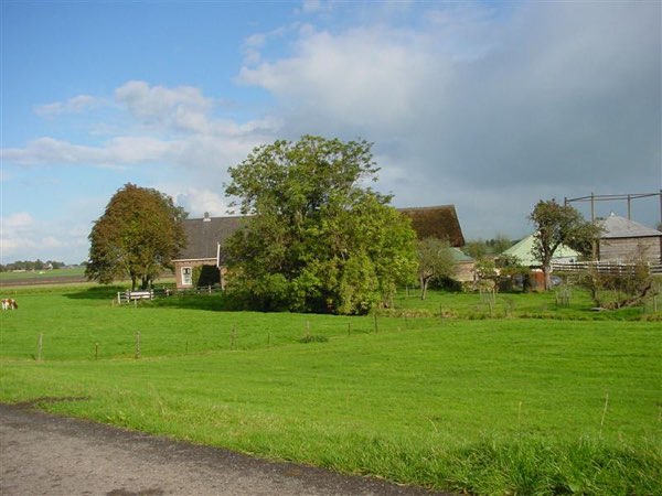 De boerderij van Hartveld bij ons in de buurt.